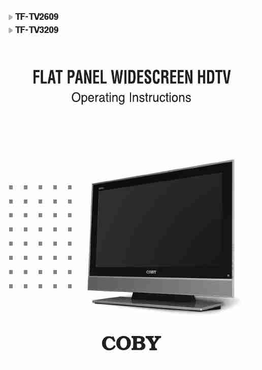 COBY electronic Flat Panel Television TF-TV2609-page_pdf